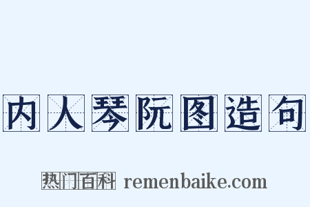 内人琴阮图造句是什么意思的图片